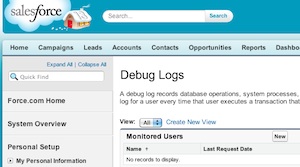 Salesforce Debug Logs