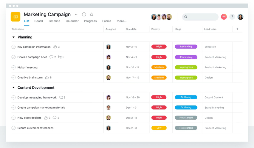 Asana is a leading software provider for project management tools for small organizations. Asana is a leading software provider for project management tools for small organizations.