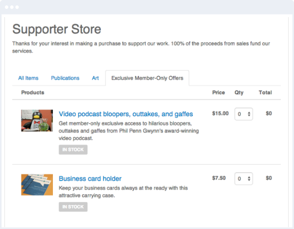 TouchNet Payments for E-Commerce with Salesforce to Sell Products