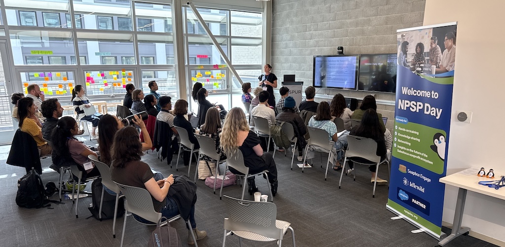 Attendees gathered for NPSP Day San Francisco 2025