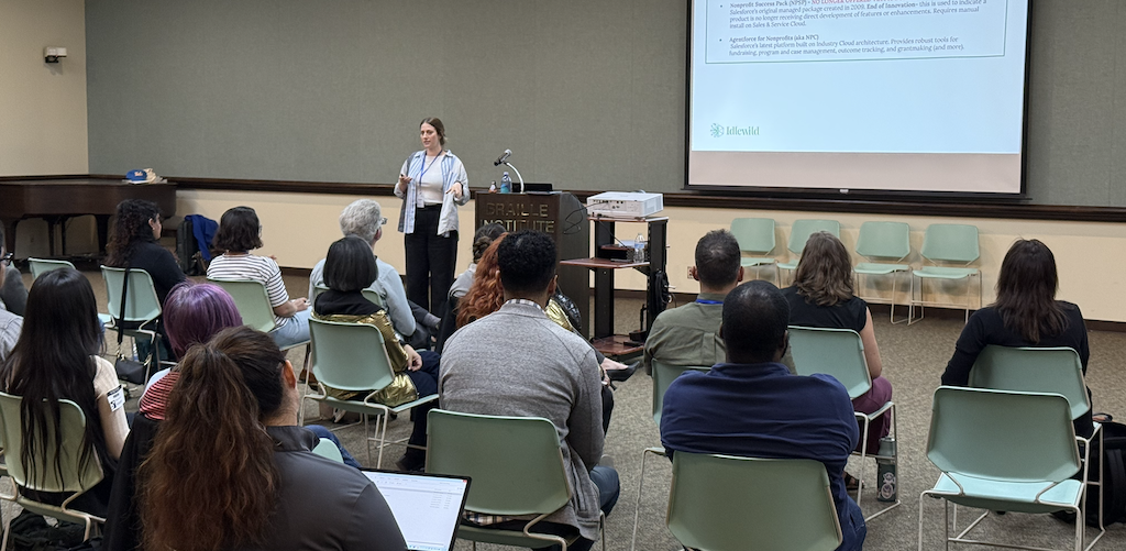 Attendees collaborating at NPSP Day Los Angeles